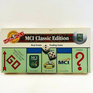 Vintage Monopoly MCI Classic Edition Real Estate Trading Board Game‎ New Sealed